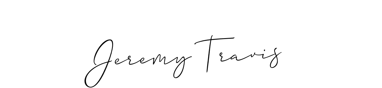 Jeremy Travis stylish signature style. Best Handwritten Sign (Allison_Script) for my name. Handwritten Signature Collection Ideas for my name Jeremy Travis. Jeremy Travis signature style 2 images and pictures png