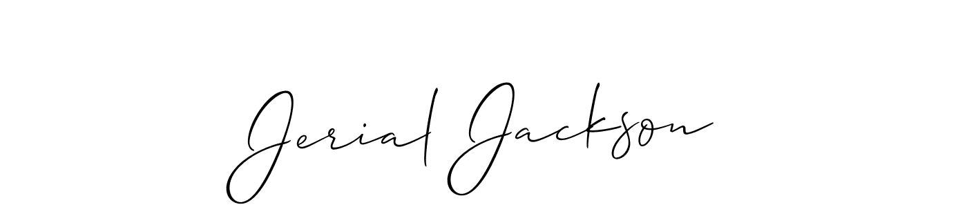 Check out images of Autograph of Jerial Jackson name. Actor Jerial Jackson Signature Style. Allison_Script is a professional sign style online. Jerial Jackson signature style 2 images and pictures png