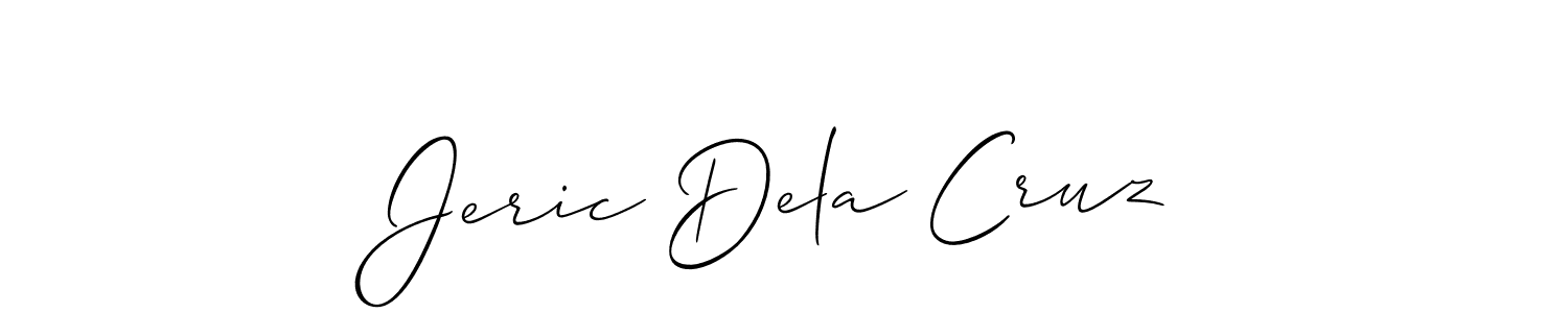 Make a short Jeric Dela Cruz signature style. Manage your documents anywhere anytime using Allison_Script. Create and add eSignatures, submit forms, share and send files easily. Jeric Dela Cruz signature style 2 images and pictures png