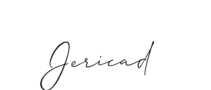 You can use this online signature creator to create a handwritten signature for the name Jericad. This is the best online autograph maker. Jericad signature style 2 images and pictures png