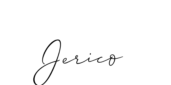 You should practise on your own different ways (Allison_Script) to write your name (Jerico) in signature. don't let someone else do it for you. Jerico signature style 2 images and pictures png