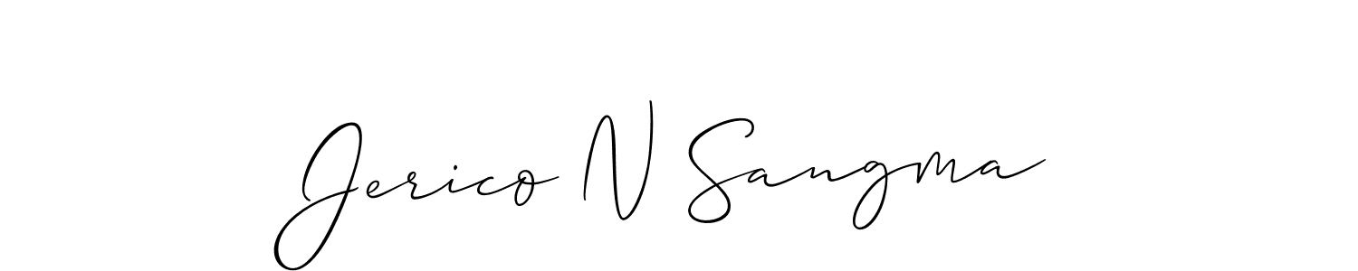 Once you've used our free online signature maker to create your best signature Allison_Script style, it's time to enjoy all of the benefits that Jerico N Sangma name signing documents. Jerico N Sangma signature style 2 images and pictures png