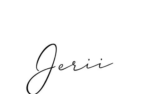 Make a short Jerii signature style. Manage your documents anywhere anytime using Allison_Script. Create and add eSignatures, submit forms, share and send files easily. Jerii signature style 2 images and pictures png