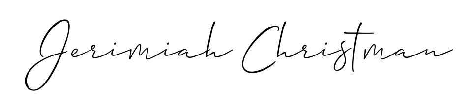 Make a beautiful signature design for name Jerimiah Christman. Use this online signature maker to create a handwritten signature for free. Jerimiah Christman signature style 2 images and pictures png