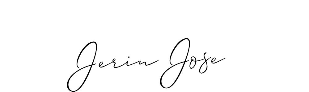 Here are the top 10 professional signature styles for the name Jerin Jose. These are the best autograph styles you can use for your name. Jerin Jose signature style 2 images and pictures png