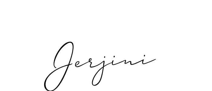 Once you've used our free online signature maker to create your best signature Allison_Script style, it's time to enjoy all of the benefits that Jerjini name signing documents. Jerjini signature style 2 images and pictures png