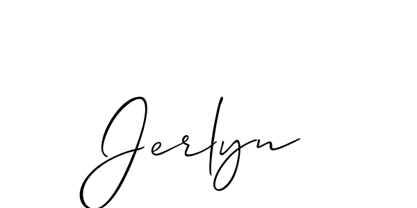 Make a beautiful signature design for name Jerlyn. Use this online signature maker to create a handwritten signature for free. Jerlyn signature style 2 images and pictures png