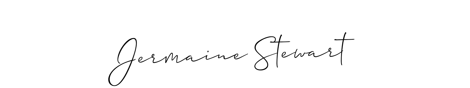 This is the best signature style for the Jermaine Stewart name. Also you like these signature font (Allison_Script). Mix name signature. Jermaine Stewart signature style 2 images and pictures png