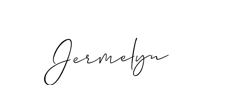 Also we have Jermelyn name is the best signature style. Create professional handwritten signature collection using Allison_Script autograph style. Jermelyn signature style 2 images and pictures png