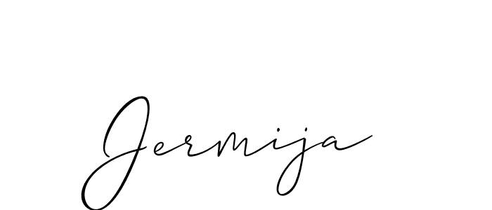 Similarly Allison_Script is the best handwritten signature design. Signature creator online .You can use it as an online autograph creator for name Jermija. Jermija signature style 2 images and pictures png