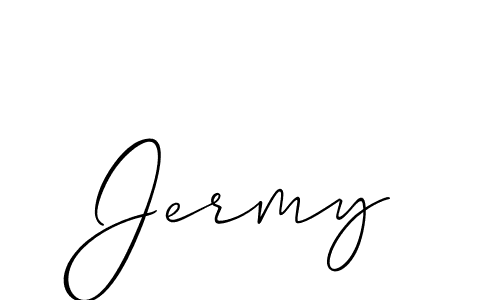 Similarly Allison_Script is the best handwritten signature design. Signature creator online .You can use it as an online autograph creator for name Jermy. Jermy signature style 2 images and pictures png