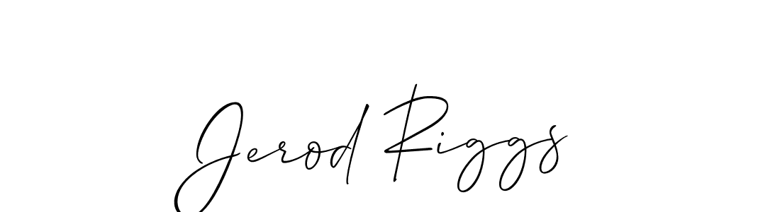 Best and Professional Signature Style for Jerod Riggs. Allison_Script Best Signature Style Collection. Jerod Riggs signature style 2 images and pictures png