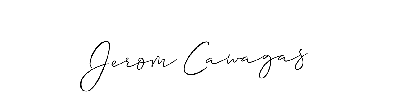 Make a short Jerom Cawagas signature style. Manage your documents anywhere anytime using Allison_Script. Create and add eSignatures, submit forms, share and send files easily. Jerom Cawagas signature style 2 images and pictures png