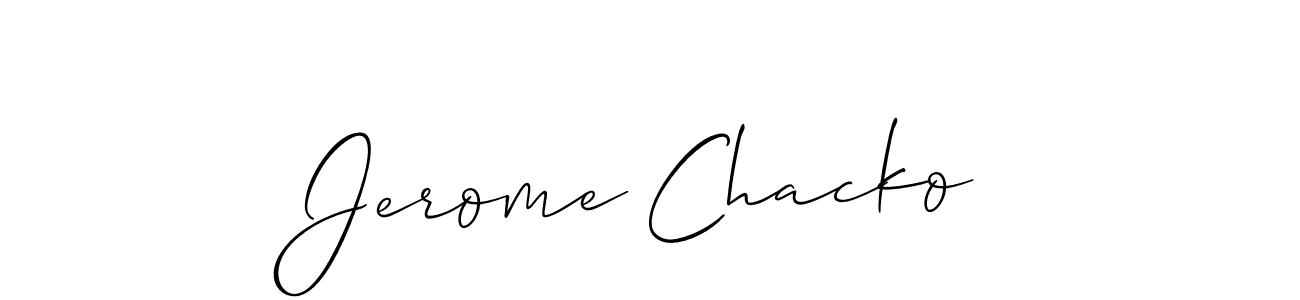 Best and Professional Signature Style for Jerome Chacko. Allison_Script Best Signature Style Collection. Jerome Chacko signature style 2 images and pictures png