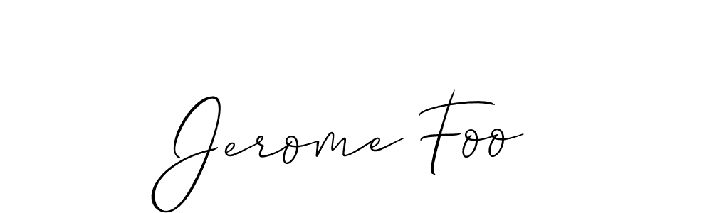 Similarly Allison_Script is the best handwritten signature design. Signature creator online .You can use it as an online autograph creator for name Jerome Foo. Jerome Foo signature style 2 images and pictures png