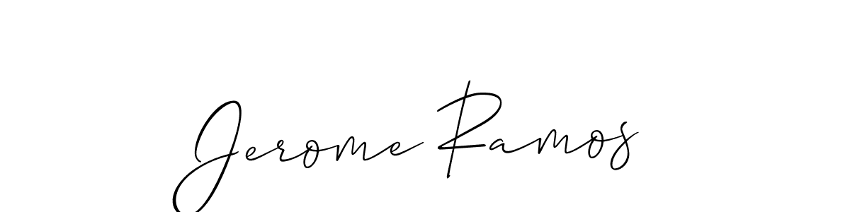 Make a short Jerome Ramos signature style. Manage your documents anywhere anytime using Allison_Script. Create and add eSignatures, submit forms, share and send files easily. Jerome Ramos signature style 2 images and pictures png