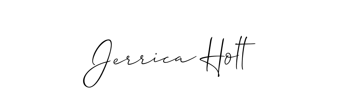 This is the best signature style for the Jerrica Holt name. Also you like these signature font (Allison_Script). Mix name signature. Jerrica Holt signature style 2 images and pictures png