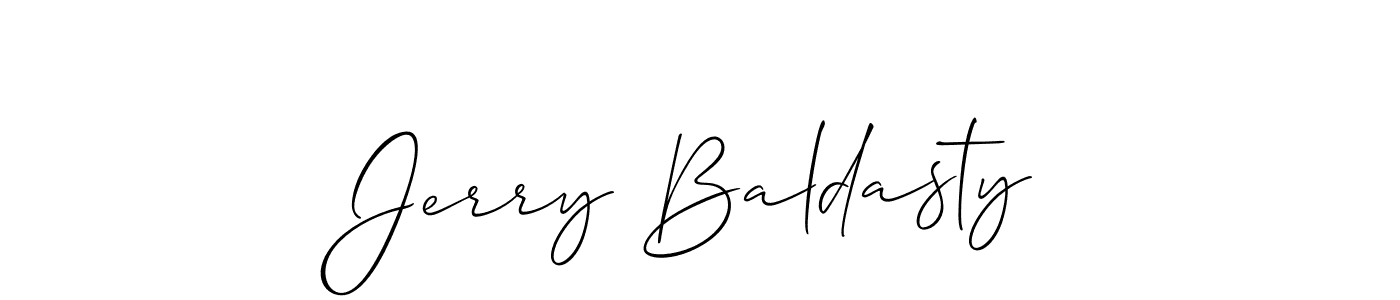 Check out images of Autograph of Jerry Baldasty name. Actor Jerry Baldasty Signature Style. Allison_Script is a professional sign style online. Jerry Baldasty signature style 2 images and pictures png