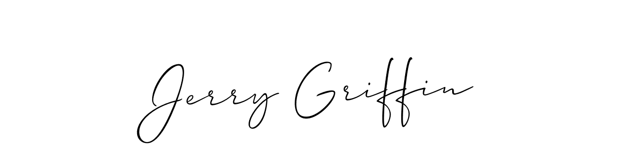 if you are searching for the best signature style for your name Jerry Griffin. so please give up your signature search. here we have designed multiple signature styles  using Allison_Script. Jerry Griffin signature style 2 images and pictures png