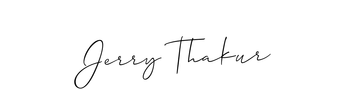 Make a beautiful signature design for name Jerry Thakur. Use this online signature maker to create a handwritten signature for free. Jerry Thakur signature style 2 images and pictures png