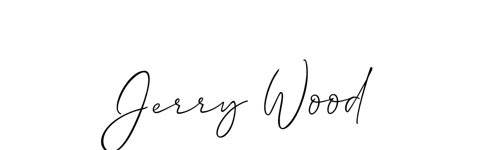 This is the best signature style for the Jerry Wood name. Also you like these signature font (Allison_Script). Mix name signature. Jerry Wood signature style 2 images and pictures png