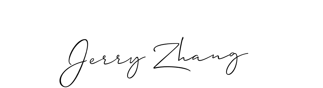 Make a beautiful signature design for name Jerry Zhang. Use this online signature maker to create a handwritten signature for free. Jerry Zhang signature style 2 images and pictures png