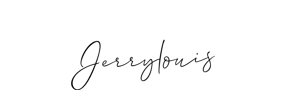 Jerrylouis stylish signature style. Best Handwritten Sign (Allison_Script) for my name. Handwritten Signature Collection Ideas for my name Jerrylouis. Jerrylouis signature style 2 images and pictures png