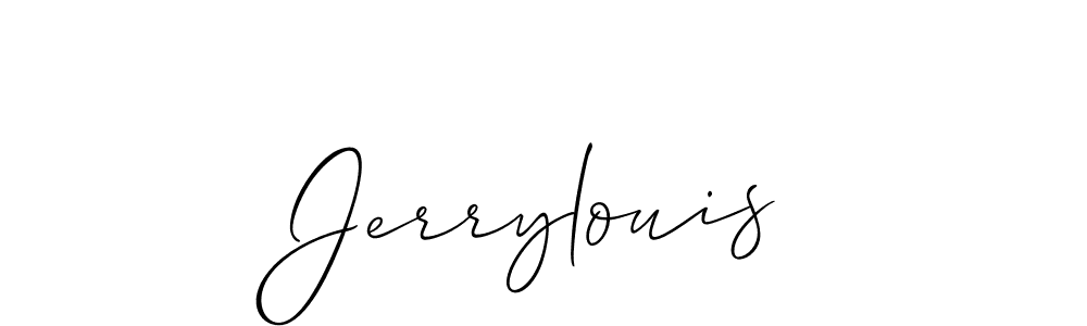 Jerrylouis stylish signature style. Best Handwritten Sign (Allison_Script) for my name. Handwritten Signature Collection Ideas for my name Jerrylouis. Jerrylouis signature style 2 images and pictures png