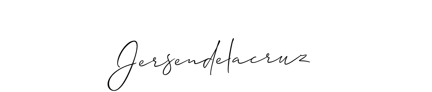Make a beautiful signature design for name Jersendelacruz. Use this online signature maker to create a handwritten signature for free. Jersendelacruz signature style 2 images and pictures png