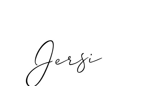 Jersi stylish signature style. Best Handwritten Sign (Allison_Script) for my name. Handwritten Signature Collection Ideas for my name Jersi. Jersi signature style 2 images and pictures png