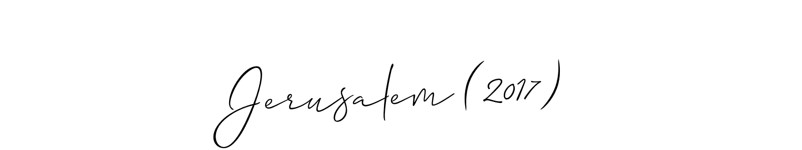 Here are the top 10 professional signature styles for the name Jerusalem (2017). These are the best autograph styles you can use for your name. Jerusalem (2017) signature style 2 images and pictures png