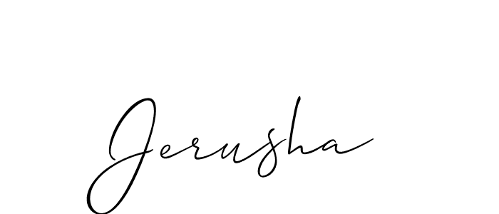 Make a beautiful signature design for name Jerusha. Use this online signature maker to create a handwritten signature for free. Jerusha signature style 2 images and pictures png