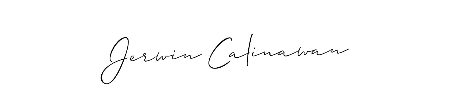 This is the best signature style for the Jerwin Calinawan name. Also you like these signature font (Allison_Script). Mix name signature. Jerwin Calinawan signature style 2 images and pictures png