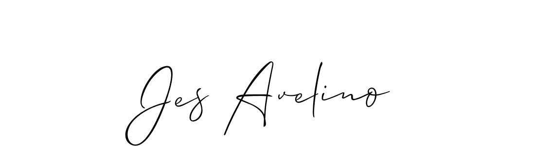 Create a beautiful signature design for name Jes Avelino. With this signature (Allison_Script) fonts, you can make a handwritten signature for free. Jes Avelino signature style 2 images and pictures png