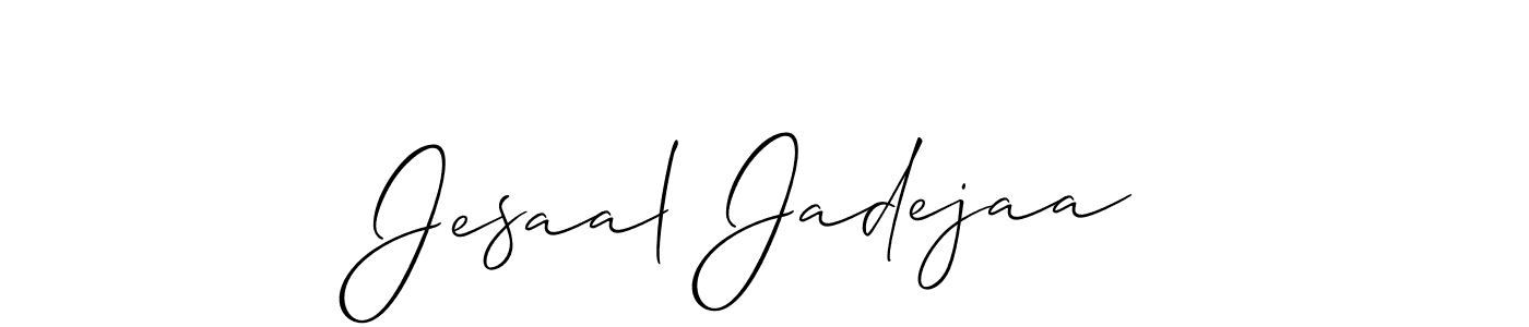 You can use this online signature creator to create a handwritten signature for the name Jesaal Jadejaa. This is the best online autograph maker. Jesaal Jadejaa signature style 2 images and pictures png