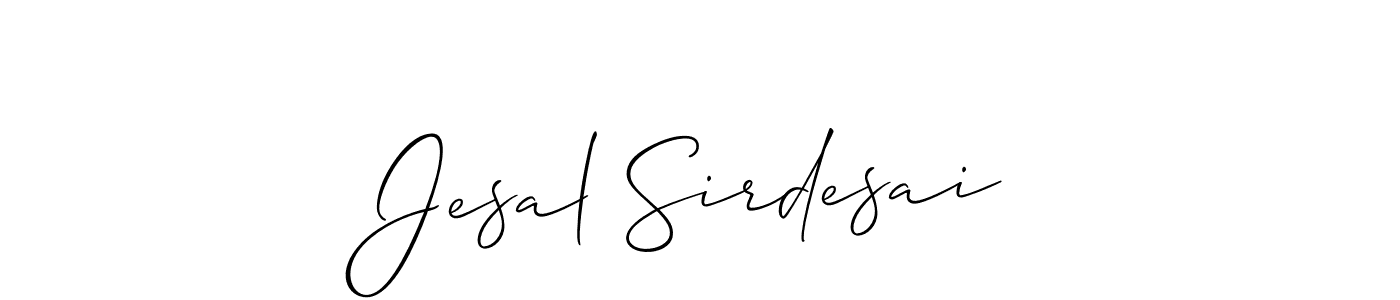 You can use this online signature creator to create a handwritten signature for the name Jesal Sirdesai. This is the best online autograph maker. Jesal Sirdesai signature style 2 images and pictures png