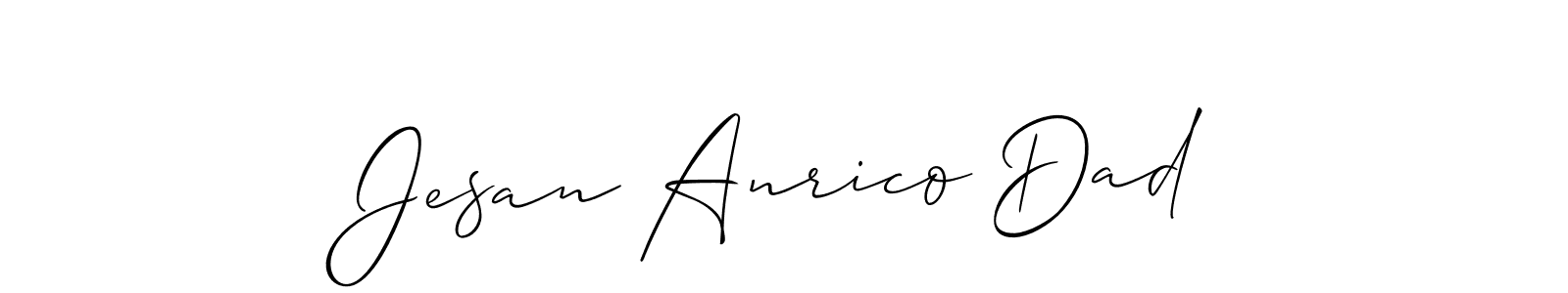 How to Draw Jesan Anrico Dad signature style? Allison_Script is a latest design signature styles for name Jesan Anrico Dad. Jesan Anrico Dad signature style 2 images and pictures png