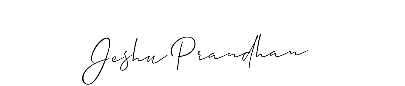 Best and Professional Signature Style for Jeshu Prandhan. Allison_Script Best Signature Style Collection. Jeshu Prandhan signature style 2 images and pictures png