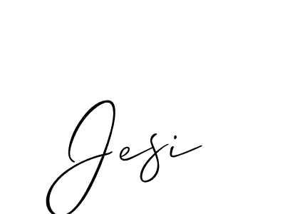 How to make Jesi name signature. Use Allison_Script style for creating short signs online. This is the latest handwritten sign. Jesi signature style 2 images and pictures png