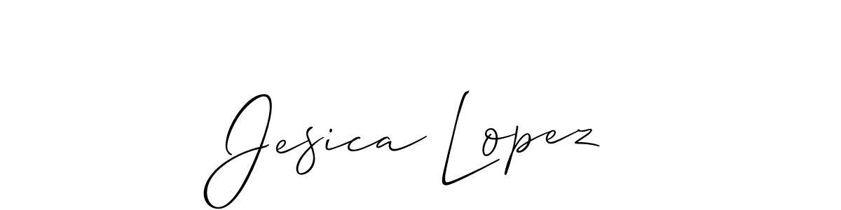 Similarly Allison_Script is the best handwritten signature design. Signature creator online .You can use it as an online autograph creator for name Jesica Lopez. Jesica Lopez signature style 2 images and pictures png
