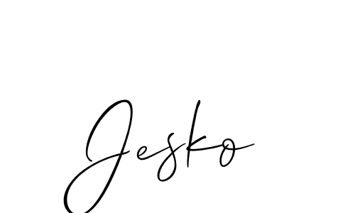 Jesko stylish signature style. Best Handwritten Sign (Allison_Script) for my name. Handwritten Signature Collection Ideas for my name Jesko. Jesko signature style 2 images and pictures png