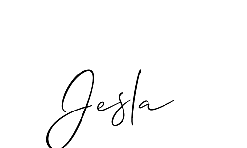 Make a short Jesla signature style. Manage your documents anywhere anytime using Allison_Script. Create and add eSignatures, submit forms, share and send files easily. Jesla signature style 2 images and pictures png