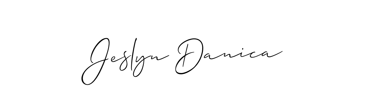 You can use this online signature creator to create a handwritten signature for the name Jeslyn Danica. This is the best online autograph maker. Jeslyn Danica signature style 2 images and pictures png