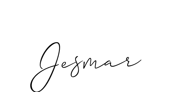 if you are searching for the best signature style for your name Jesmar. so please give up your signature search. here we have designed multiple signature styles  using Allison_Script. Jesmar signature style 2 images and pictures png