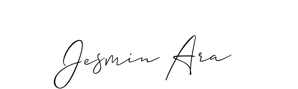 Make a beautiful signature design for name Jesmin Ara. Use this online signature maker to create a handwritten signature for free. Jesmin Ara signature style 2 images and pictures png
