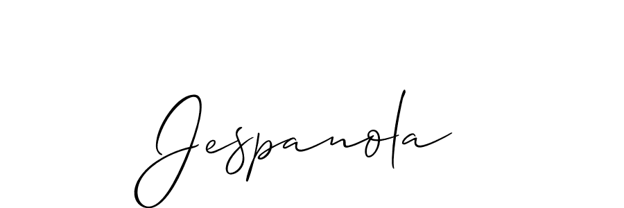 Once you've used our free online signature maker to create your best signature Allison_Script style, it's time to enjoy all of the benefits that Jespanola name signing documents. Jespanola signature style 2 images and pictures png