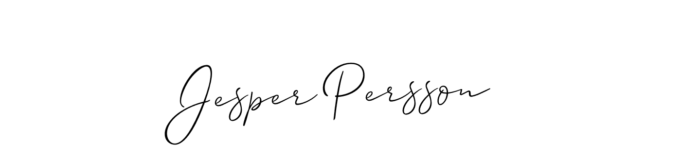 if you are searching for the best signature style for your name Jesper Persson. so please give up your signature search. here we have designed multiple signature styles  using Allison_Script. Jesper Persson signature style 2 images and pictures png