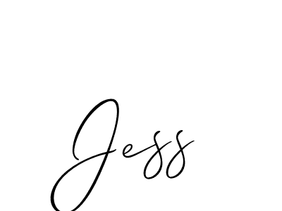 if you are searching for the best signature style for your name Jess. so please give up your signature search. here we have designed multiple signature styles  using Allison_Script. Jess signature style 2 images and pictures png