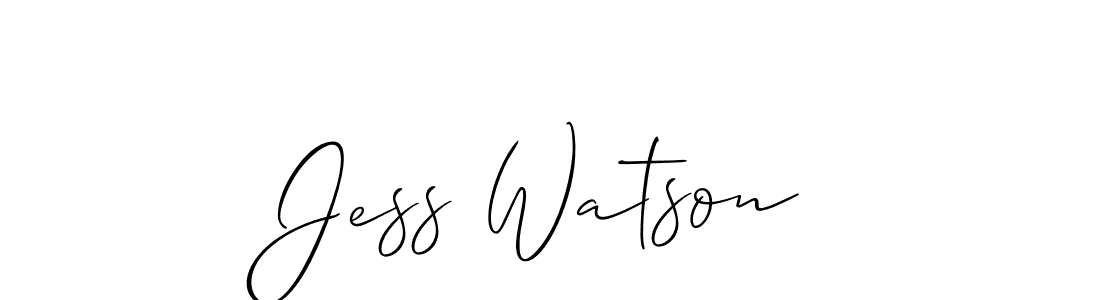 How to Draw Jess Watson signature style? Allison_Script is a latest design signature styles for name Jess Watson. Jess Watson signature style 2 images and pictures png