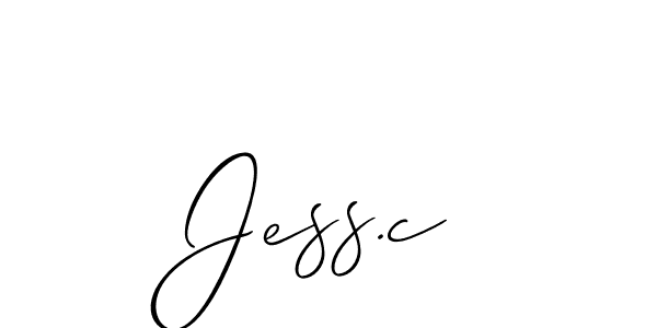 Make a beautiful signature design for name Jess.c. Use this online signature maker to create a handwritten signature for free. Jess.c signature style 2 images and pictures png